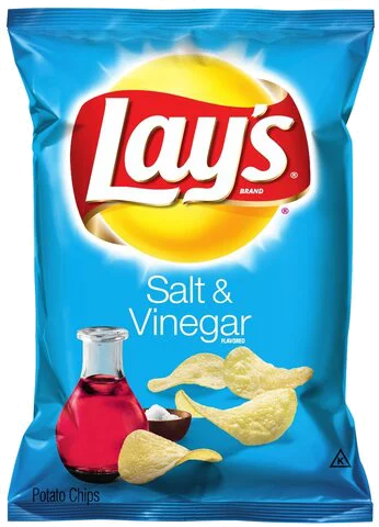 LAYS SALT & VINEGAR FLAVORED