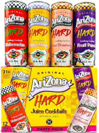 Arizona Alcohol Hard Spiked Juice Cocktails Party Pack