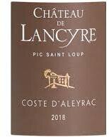 Chateau Lancrye Coste D'aleyrac Pic Saint Loup