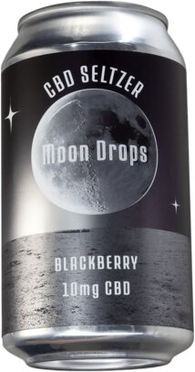 Moon Drops Blackberry CBD Seltzer