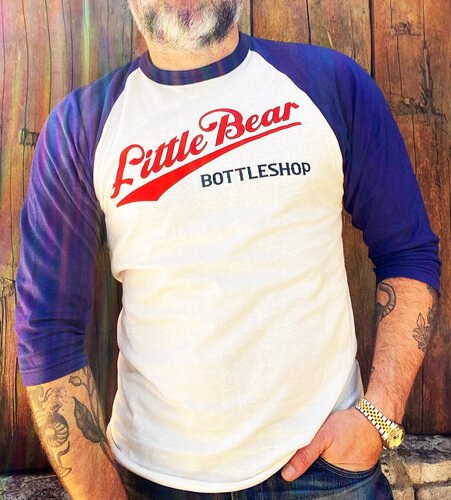 Littlebear Baseball Tee Navy Xl