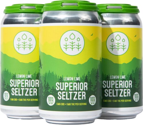 Superior Seltzer Lemon Lime 10mg THC