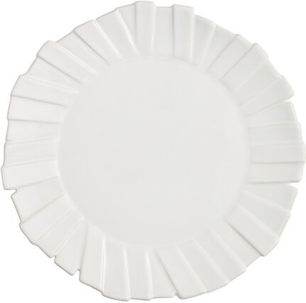Layered Rim Stoneware Platter
