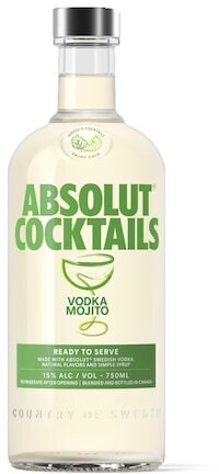 Absolut Cocktails Vodka Mojito