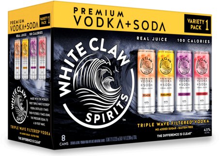 White Claw Vodka & Soda Variety 8pk