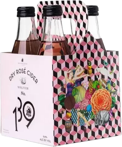 Wolfer Estate Cider Rose 4 Pack Bot