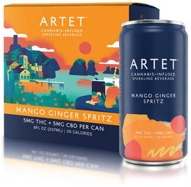 Artet Mango Ginger 5mg Thc Cbd