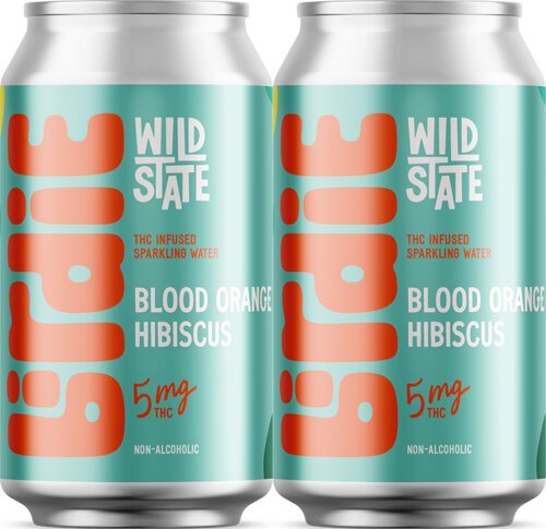 Wild State Birdie Blood Orange Hibiscus 5mg THC
