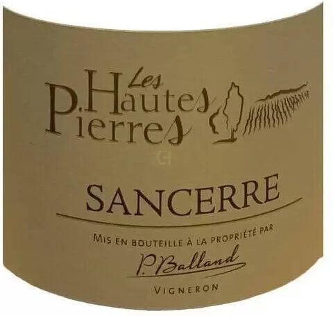 Les Hautes Pierres Domaine Balland Sancerre - 750ml