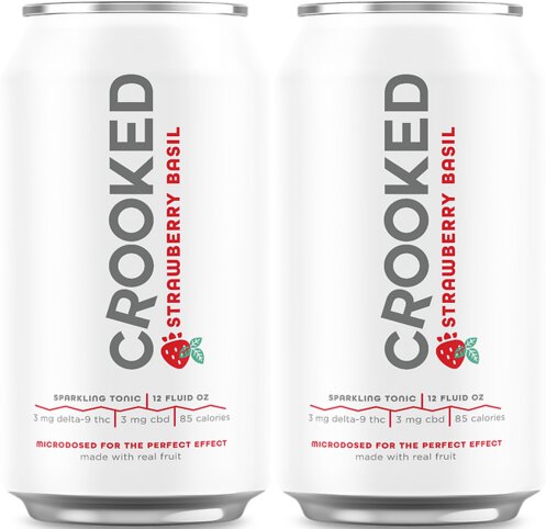 Crooked Strawberry Basil 3mg THC