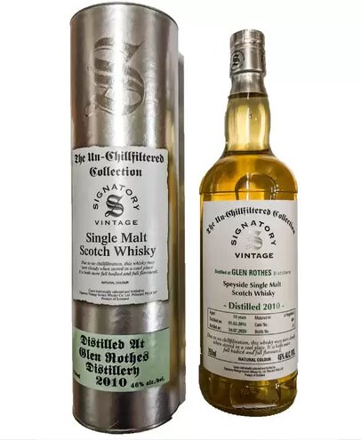 Signatory The Un Chillfiltered Collection Glen Rothes 10 Year