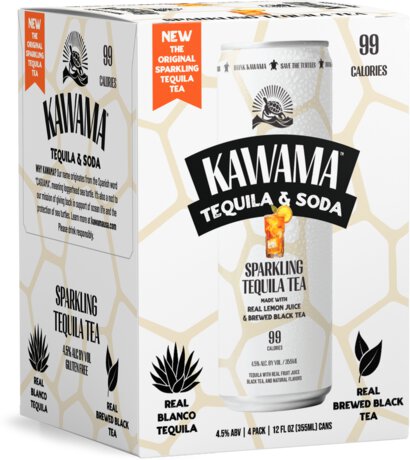 Kawama Sparkling Tequila Tea Tequila & Soda