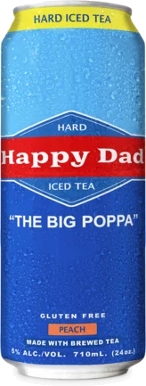 Happy Dad Hard Seltzer Big Poppa Peach