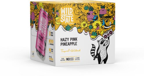 Wild State Ciders Hazy Pink Pineapple