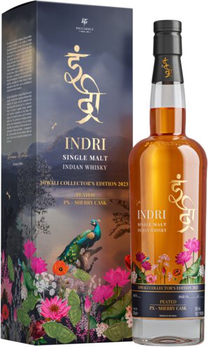 Indri Diwali Collectors Edition Single Malt Whiskey - 750ml