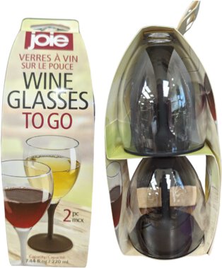 Joie Wine Glasses To Go 7.5OZ - Lake Wine And Spirits, Southbury, CT,  Southbury, CT