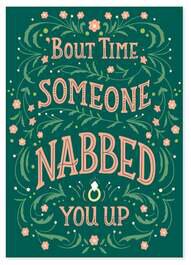 Bout Time Wedding Card