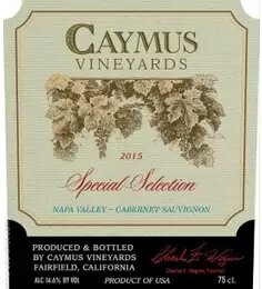 1995 Caymus Vineyards Special Selection Cabernet Sauvignon 750ml