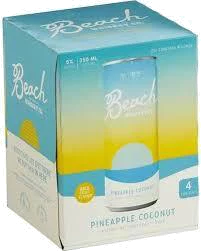Beach Pineapple Coconut Whiskey Cocktails