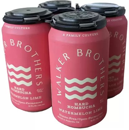Walker Brothers High Grav Kombucha Watermelon Lime Cans