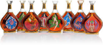 Courvoisier Cognac Arte Collection 1-8