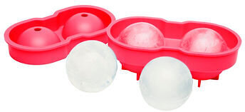Kolorae Silicone Ball Ice Tray Red