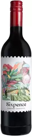 Sixpence Cabernet Merlot Breedekloof South Africa