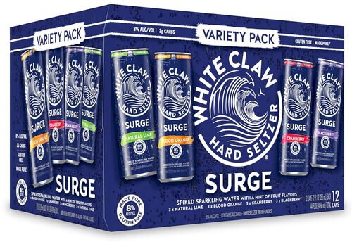 White Claw Hard Seltzer Surge Variety Pack