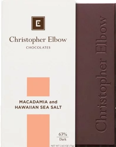 Christopher Elbow Macadamia And Hawaiian Sea Salt Bar Bar