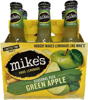 Mikes Hard Green Apple 6PK Bottles