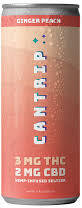 Cantrip Ginger Peach 3mg Thc & 2mg Cbd Seltzer Non Alcoholic