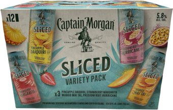 Captain Morgan Sliced Variety 2/12 Cans