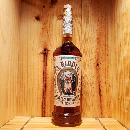 Two James J Riddle Peated Bourbon Whiskey