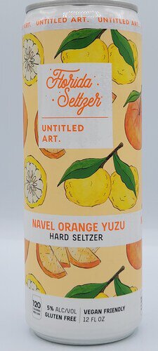 Florida Seltzer Navel Orange Yuzu Hard Seltzer