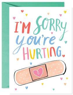 Sorry You Are Hurting Bandaid Get Well Card