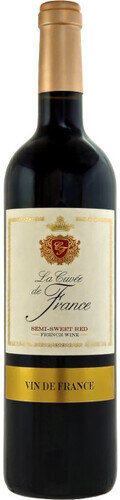 La Cuvee De France Semi Sweet Red