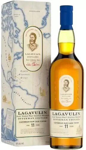 Lagavulin Offerman Edition Caribbean Rum Cask Finish 11 Year Old Single Malt Scotch Whisky