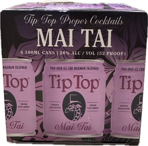 Tip Top Cocktails Mai Tai Pack - 4x100ml