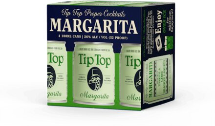 Tip Top Cocktails Margarita Pack - 4x100ml