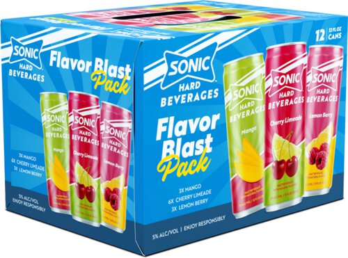 SONIC FLAVOR BLAST PACK 12PK CAN