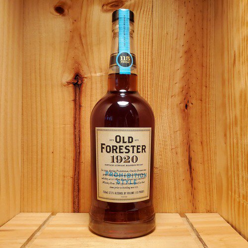 Old Forester Whiskey Row Series: 1920 Prohibition Style Kentucky Straight Bourbon Whisky