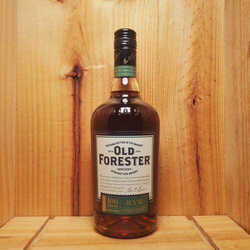 Old Forester Straight Rye Whiskey 100 proof