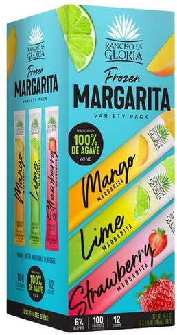 Rancho La Gloria Margarita Frozen Popsicles Variety 12PK