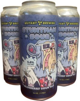 Mutant Stuntman Blueberry 4PK Cans