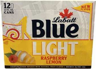 Labatt Blue Light Raspberry Lemon 12PK Cans