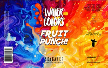 Skygazer Brewing Water Colors Fruit Punch Sour Ale