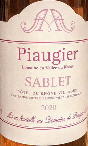 Domaine Piaugier Sablet Rose
