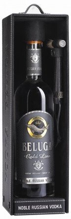 Beluga Gold Line vodka 750 ML in leather Gift Pack