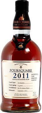 Foursquare Exceptional Cask 2011 Rum 12 years old