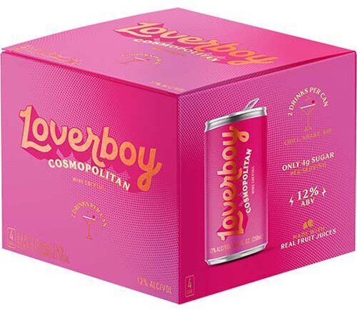 Loverboy Cosmopolitan Wine Cocktail (4-Pack) Cans